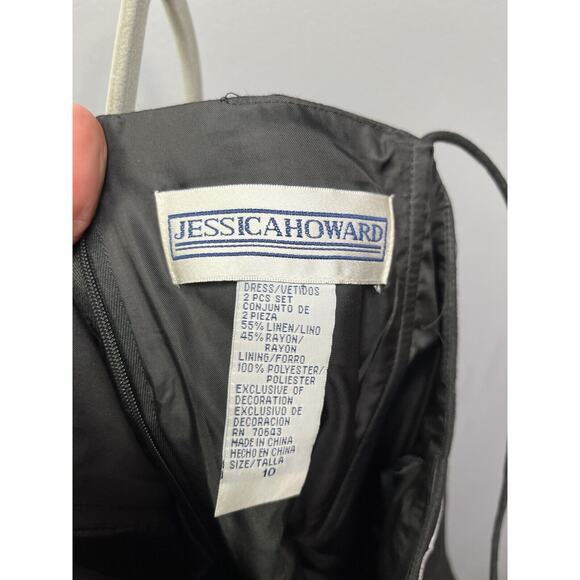 Jessica‎ Howard Dress Womens 10 Floral Sleeveless Sundress Embroidered - Picture 5 of 6